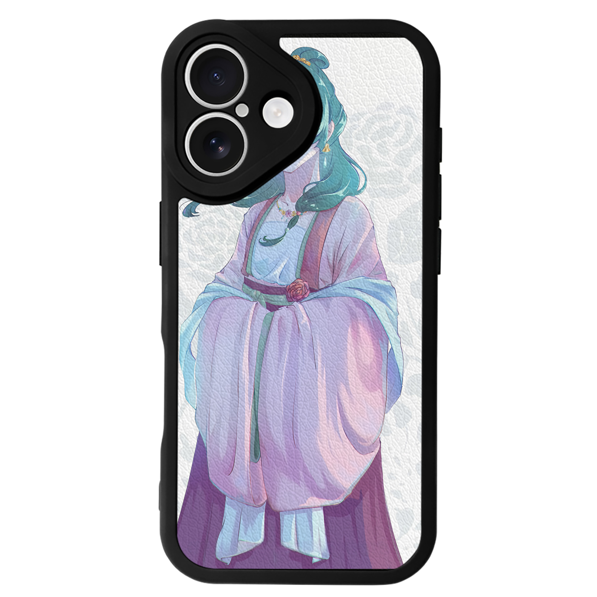 （画像用） 薬屋のひとりごと The Apothecary Diaries 【iPhone 16シリーズ対応】シリコンスマホケース（レザー調） 材質：シリコン